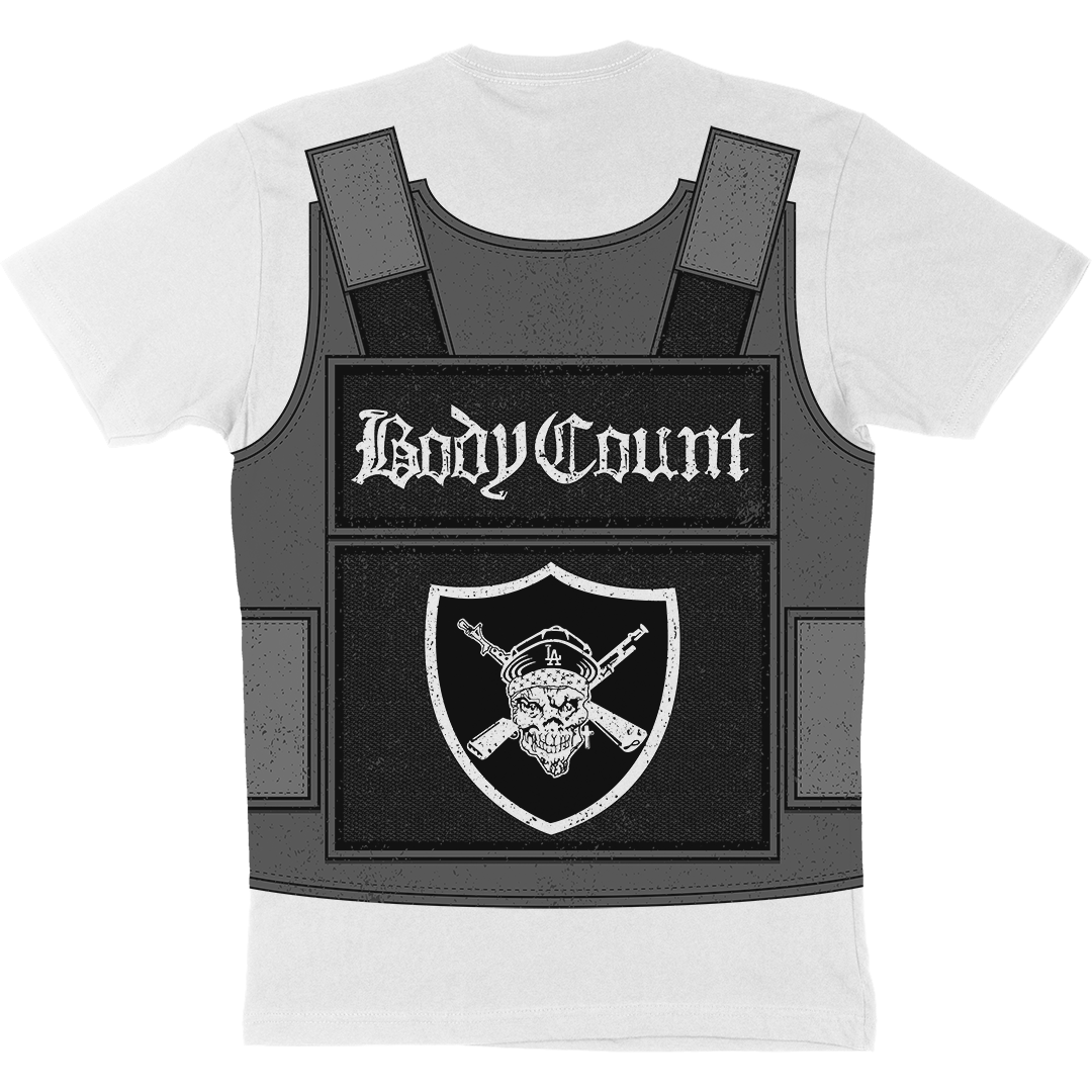 Body Count "Bulletproof Vest" T-Shirt in White