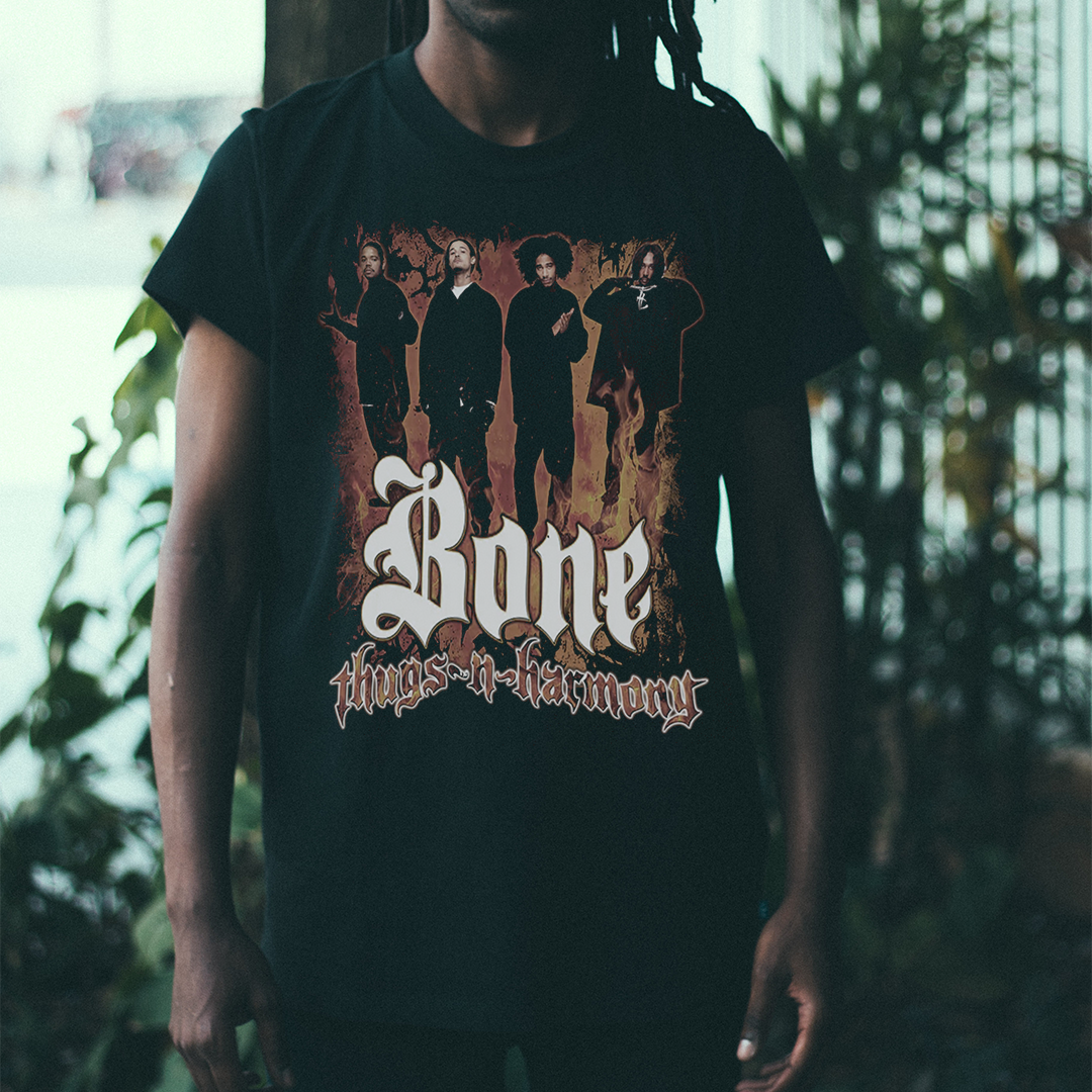 Bone Thugs N Harmony "Classic Flames" T-Shirt