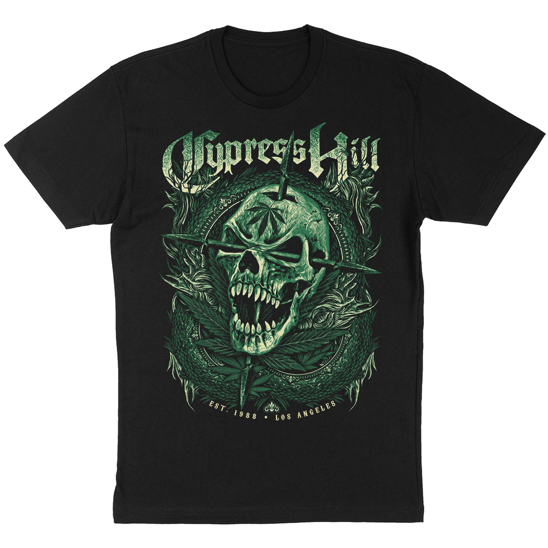 Cypress Hill "EST 1988 Green Skull" T-Shirt