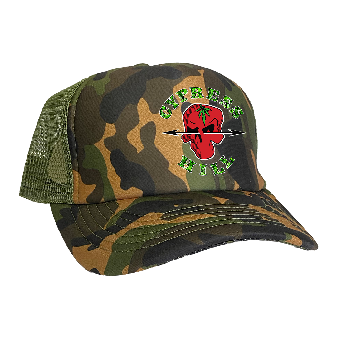 Cypress Hill "Phuncky Shit" Trucker Hat in Camo