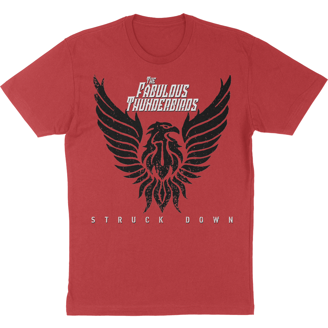 The Fabulous Thunderbirds "Struck Down" T-Shirt in Red