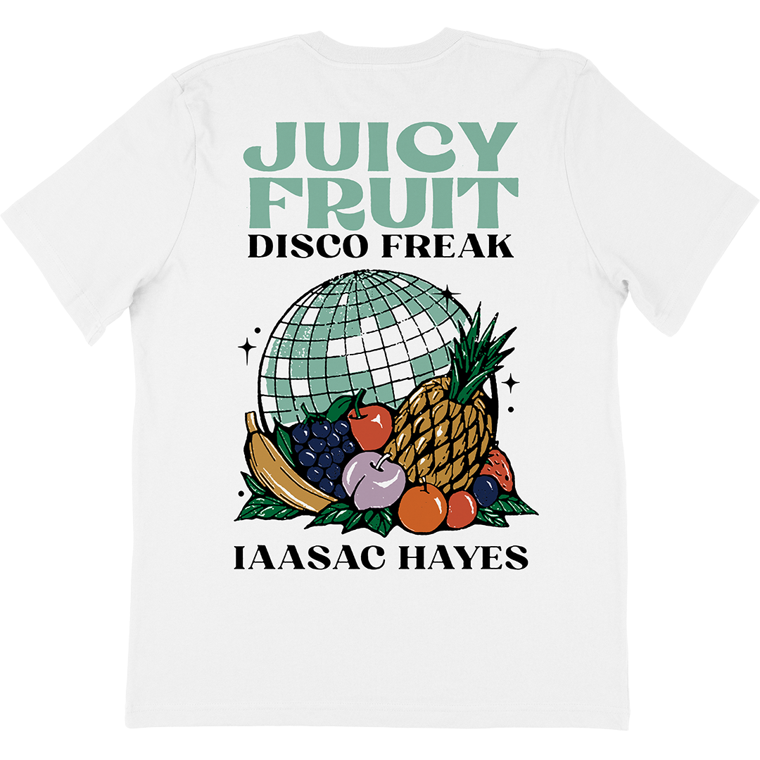 Isaac Hayes "Juicy Fruit Disco Ball" T-Shirt