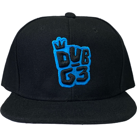 DubG3 "Logo Blue" Snapback Hat
