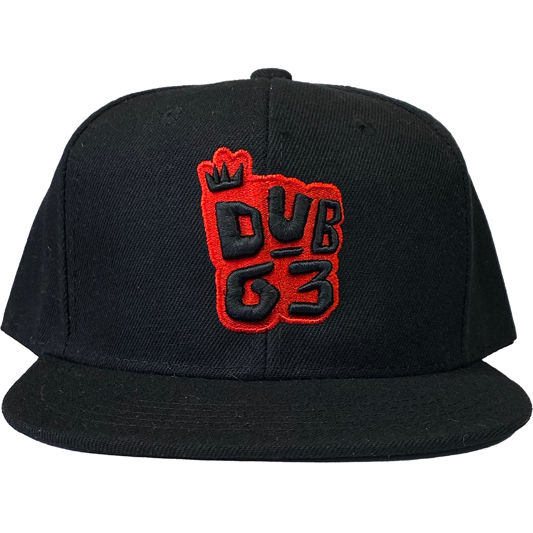 DubG3 "Logo Red" Snapback Hat