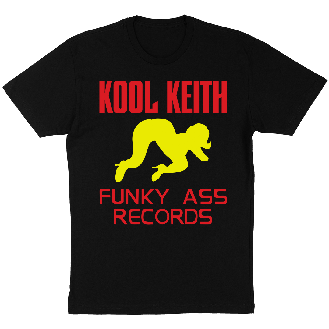 Kool Keith "Funky Ass Records" T-Shirt in Black