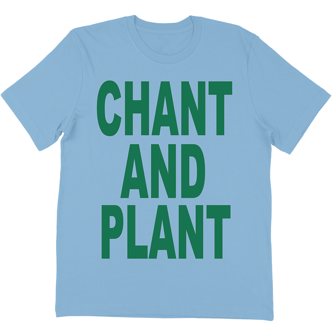 Live Resin "Chant And Plant" T-Shirt in Blue