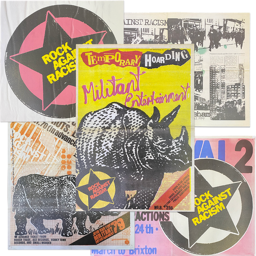 Rock Against Racism Limited Edition Poster Print Set of 5