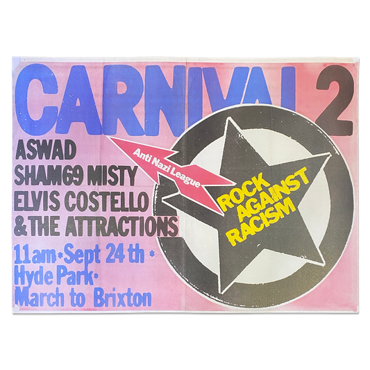 Rock Against Racism "Carnival 2" Limited Edition Poster Print