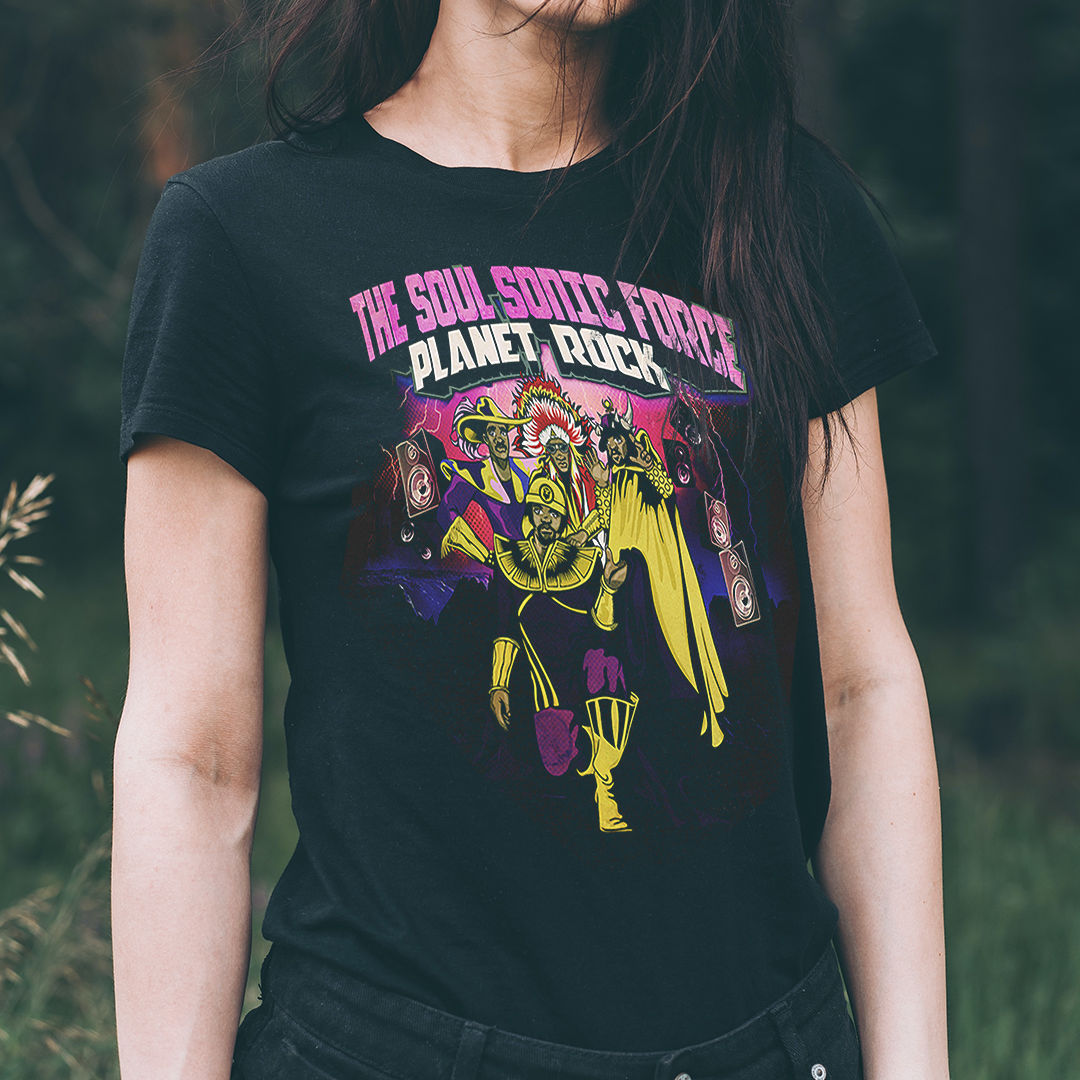Soul Sonic Force "Planet Rock Illustration" T-Shirt