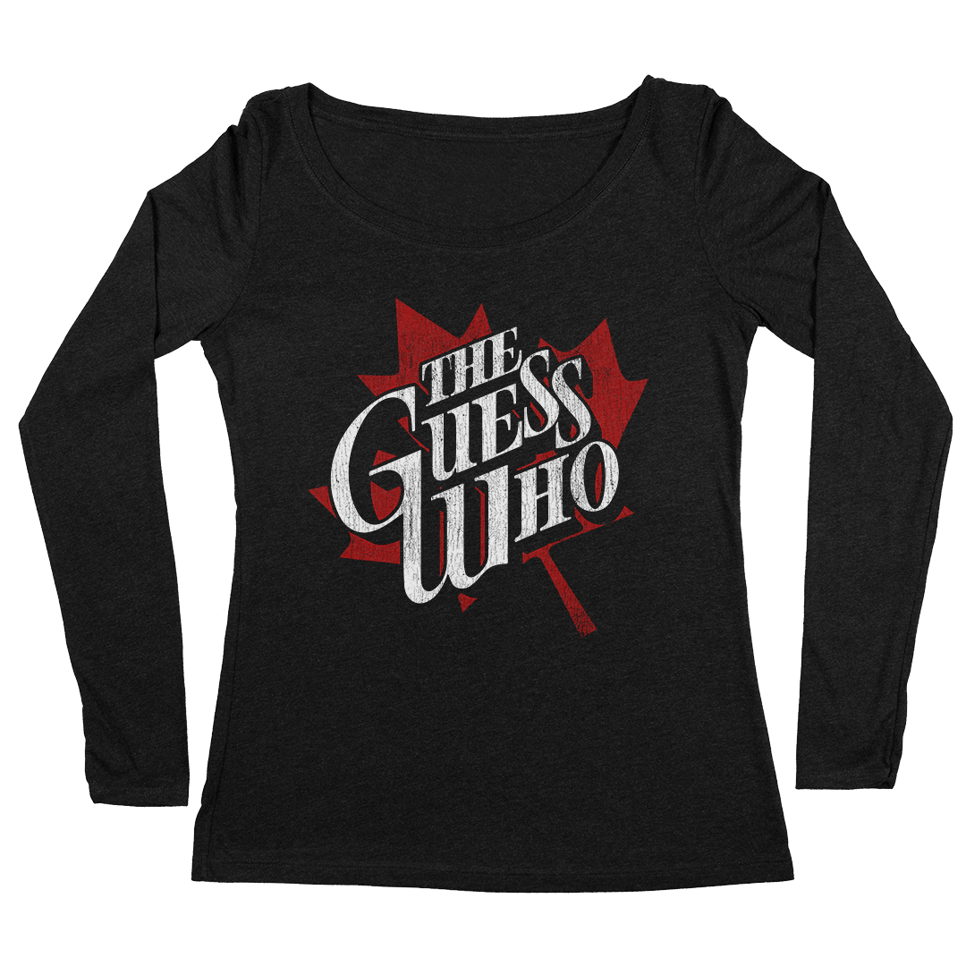 The Guess Who "Maple Logo" Women's Scoop Neck Long Sleeve T-Shirt
