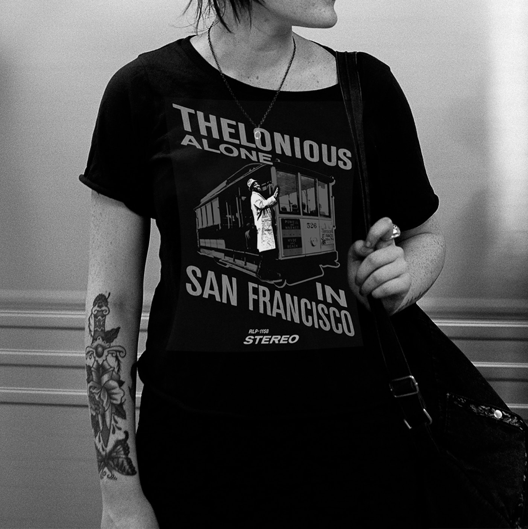 Thelonious Monk "Alone In San Francisco" T-Shirt In Navy