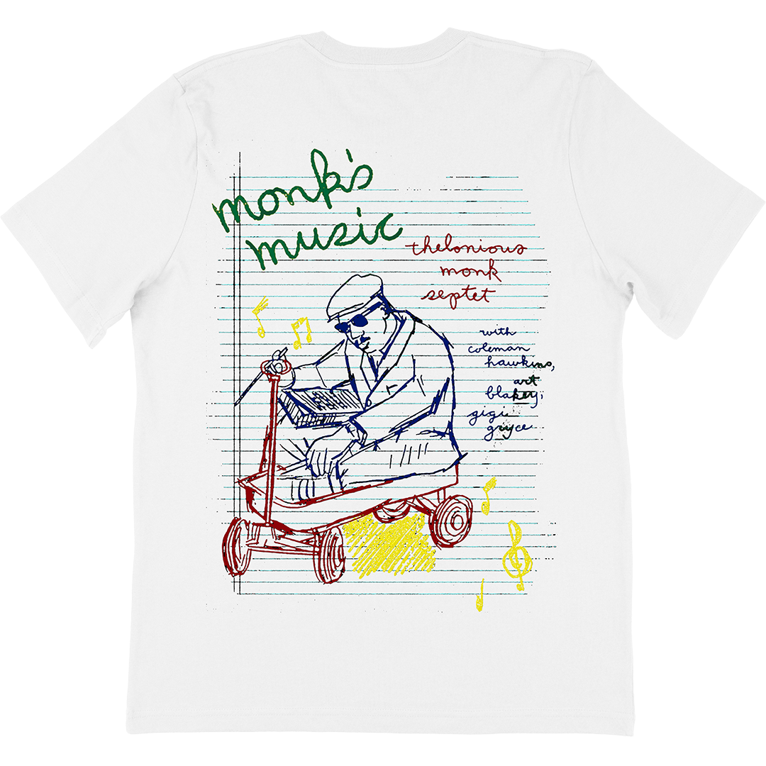 Thelonious Monk "Monks Music College Ruled" T-Shirt