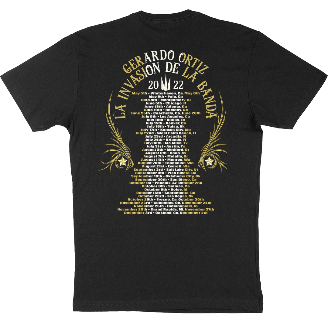 Gerardo Ortiz "Invasion Tour 2022" T-Shirt