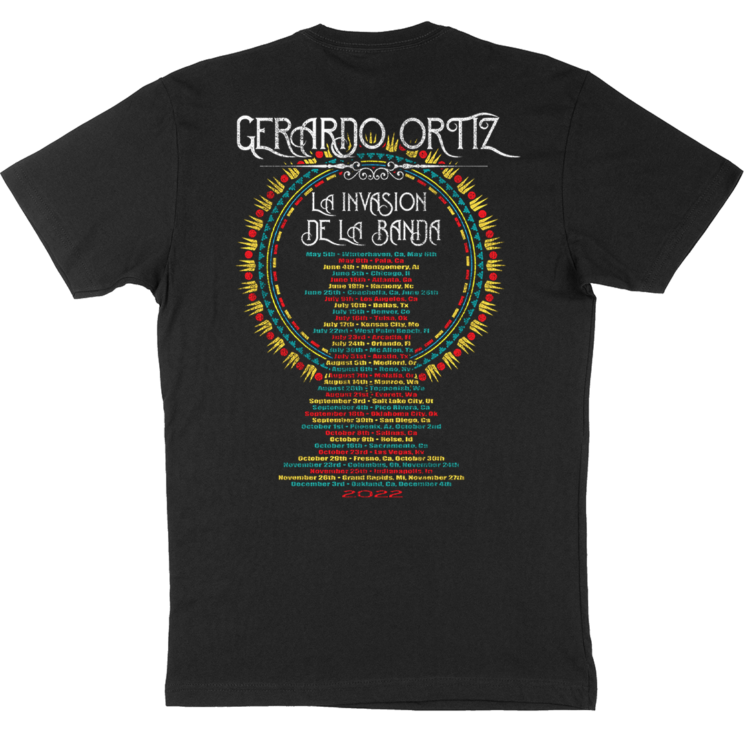 Gerardo Ortiz "Tour 2022 Color Pattern" T-Shirt