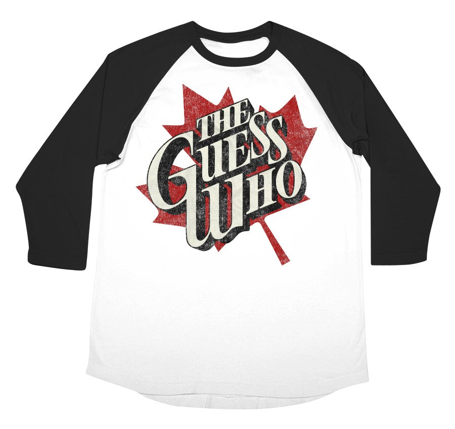 The Guess Who "Maple Leaf" 3/4 sleeve raglan