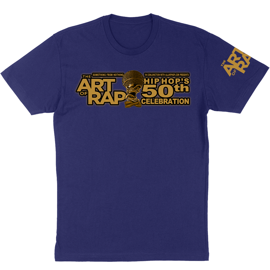 Art of Rap "50th Celebration" T-Shirt in Blue