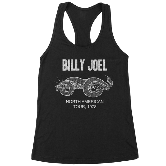Billy Joel "Snake and Dagger" Womens Racerback Tank
