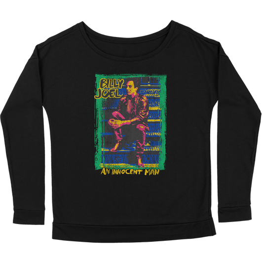 Billy Joel "An Innocent Man" Women's Long Sleeve T-Shirt