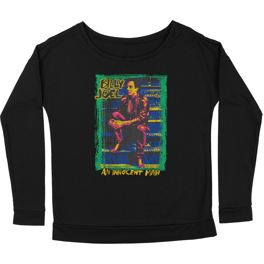 Billy Joel "An Innocent Man" Women's Long Sleeve T-Shirt