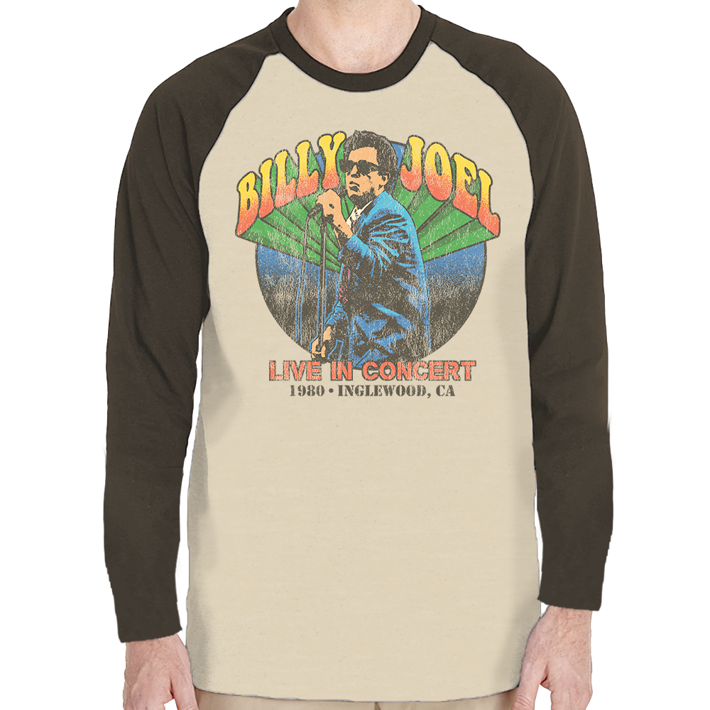 Billy Joel "Live in Inglewood 1980" Raglan