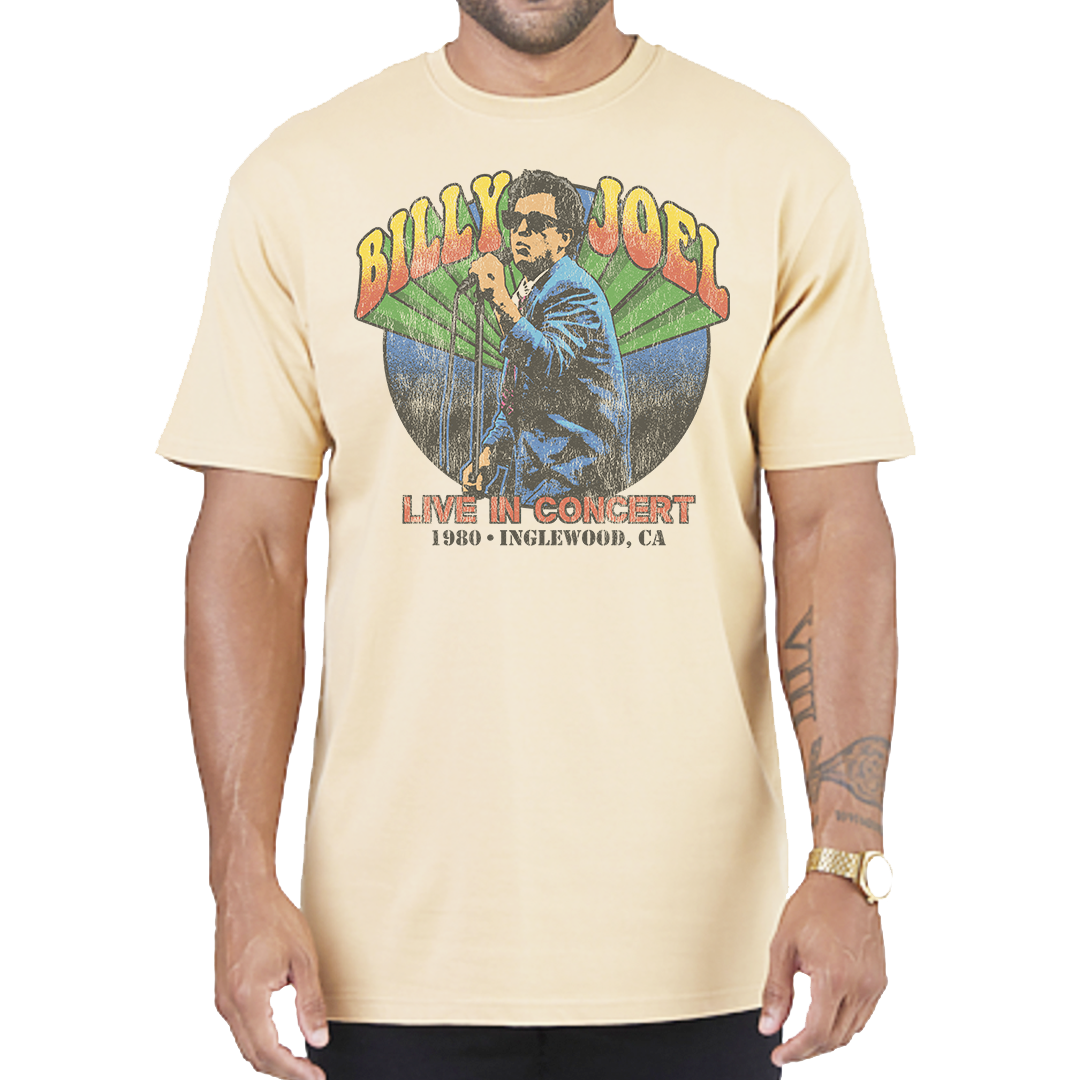 Billy Joel "Live in Inglewood 1980" T-Shirt