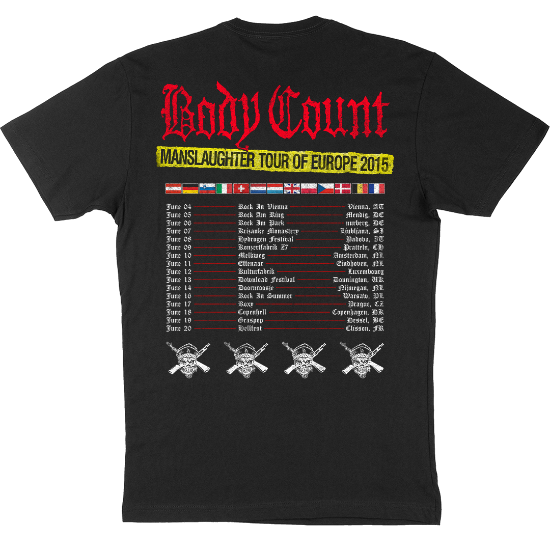 Body Count "Manslaughter" T-Shirt