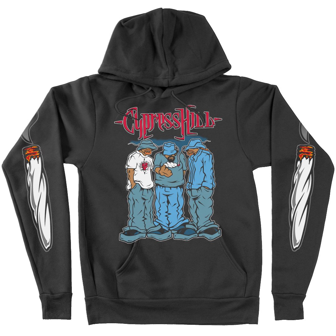 Cypress Hill Blunted Pullover Hoodie With Sleeve Print – Control Industry