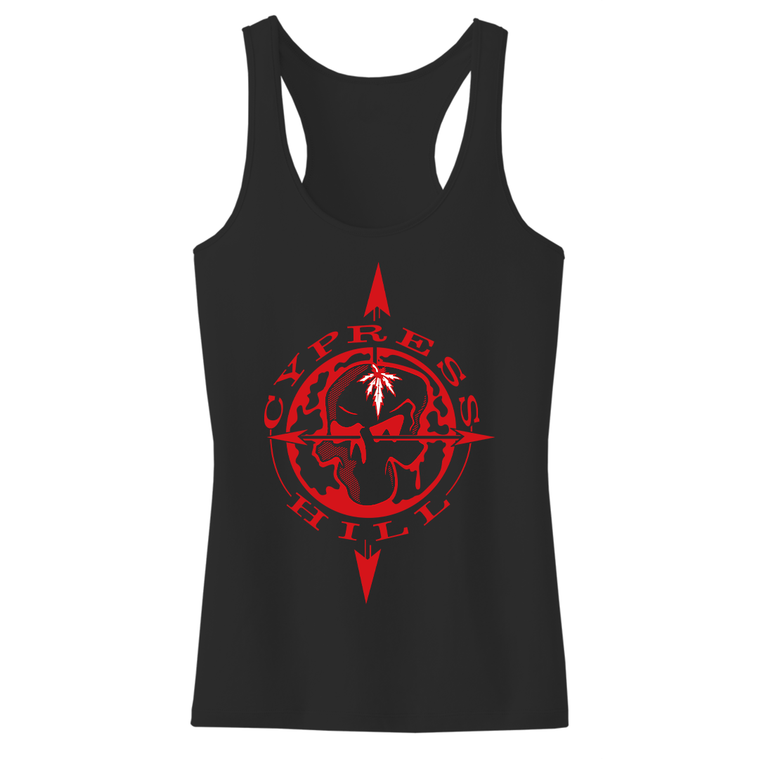 Cypress Hill "Skull & Compass" Racer Back Women's Tank Top