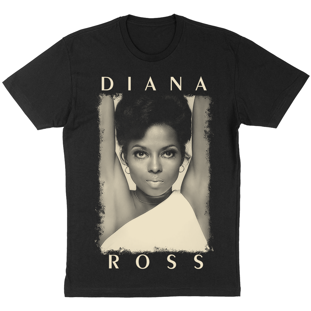 Diana Ross "Rise Up Photo" T-Shirt in Black