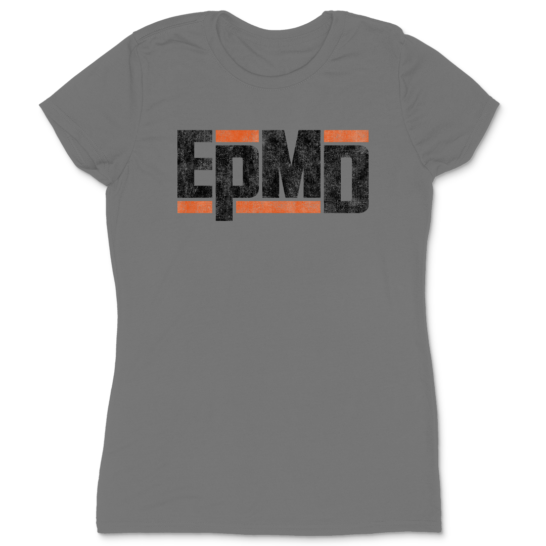 EPMD "Classic Logo" Women's T-Shirt in Silver