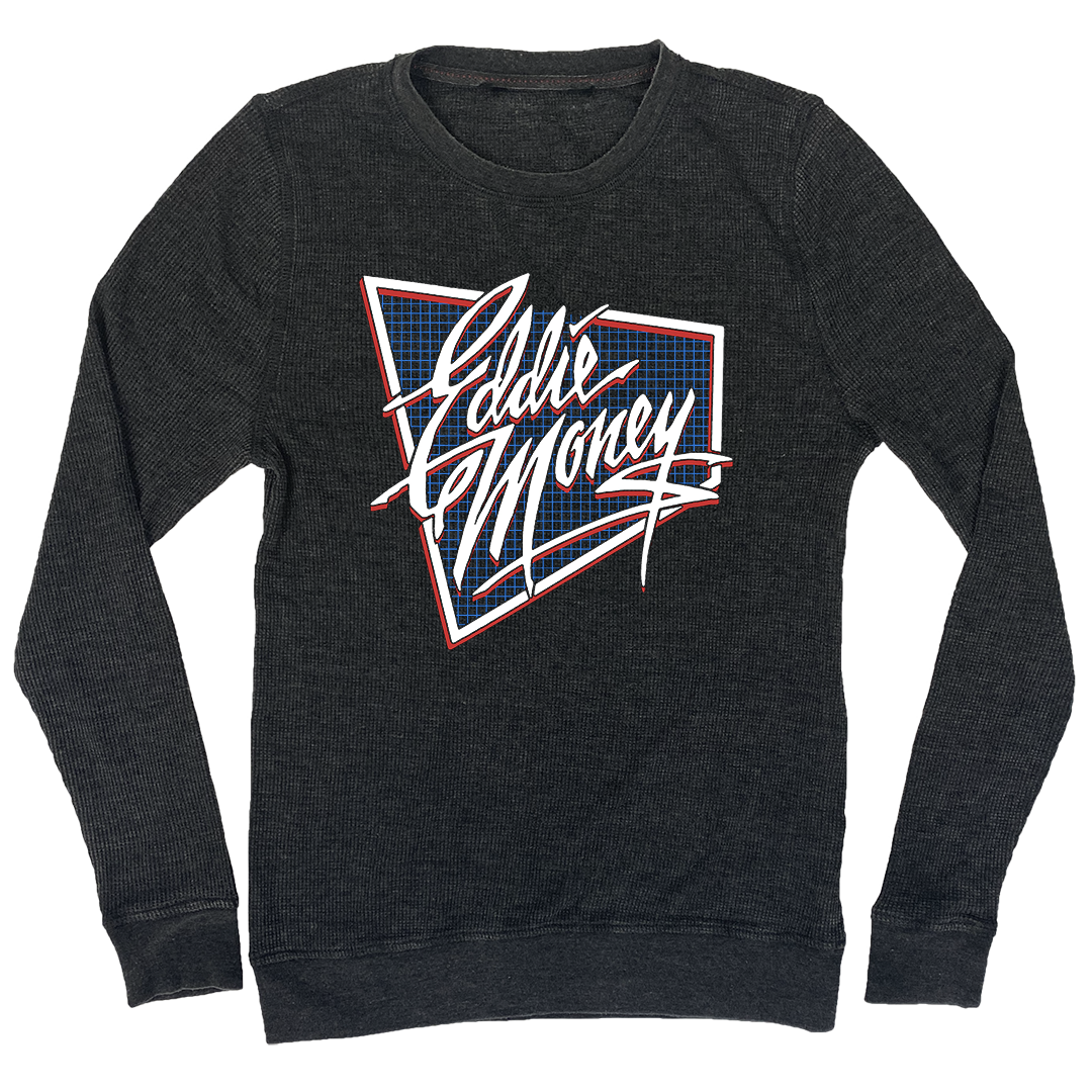 Eddie Money "Blue Grid Logo" Thermal