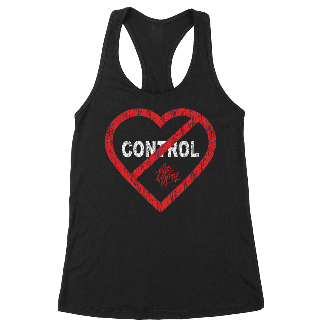 Eddie Money "No Control Heart" Women's Racerback Tank