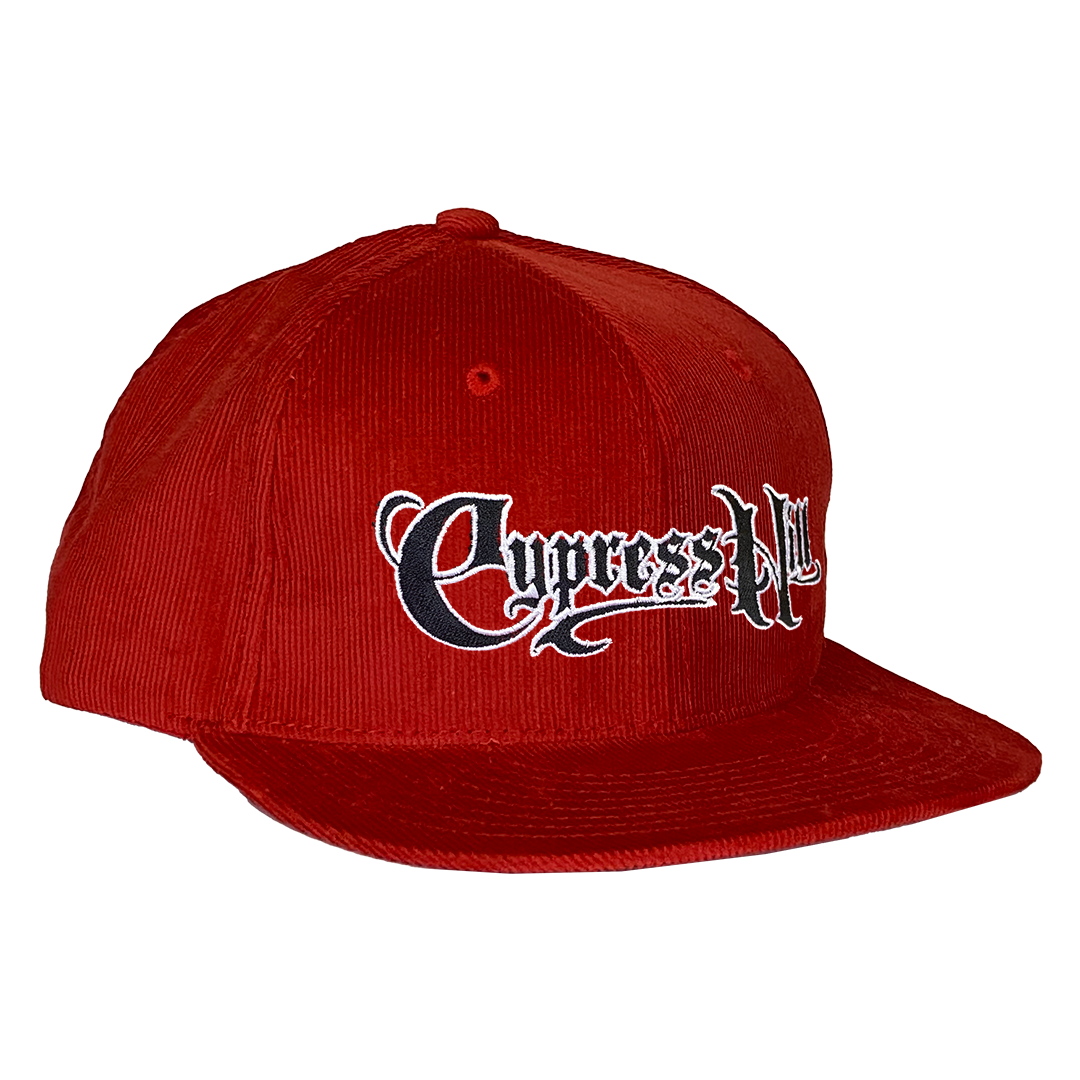 Red Corduroy Snapback