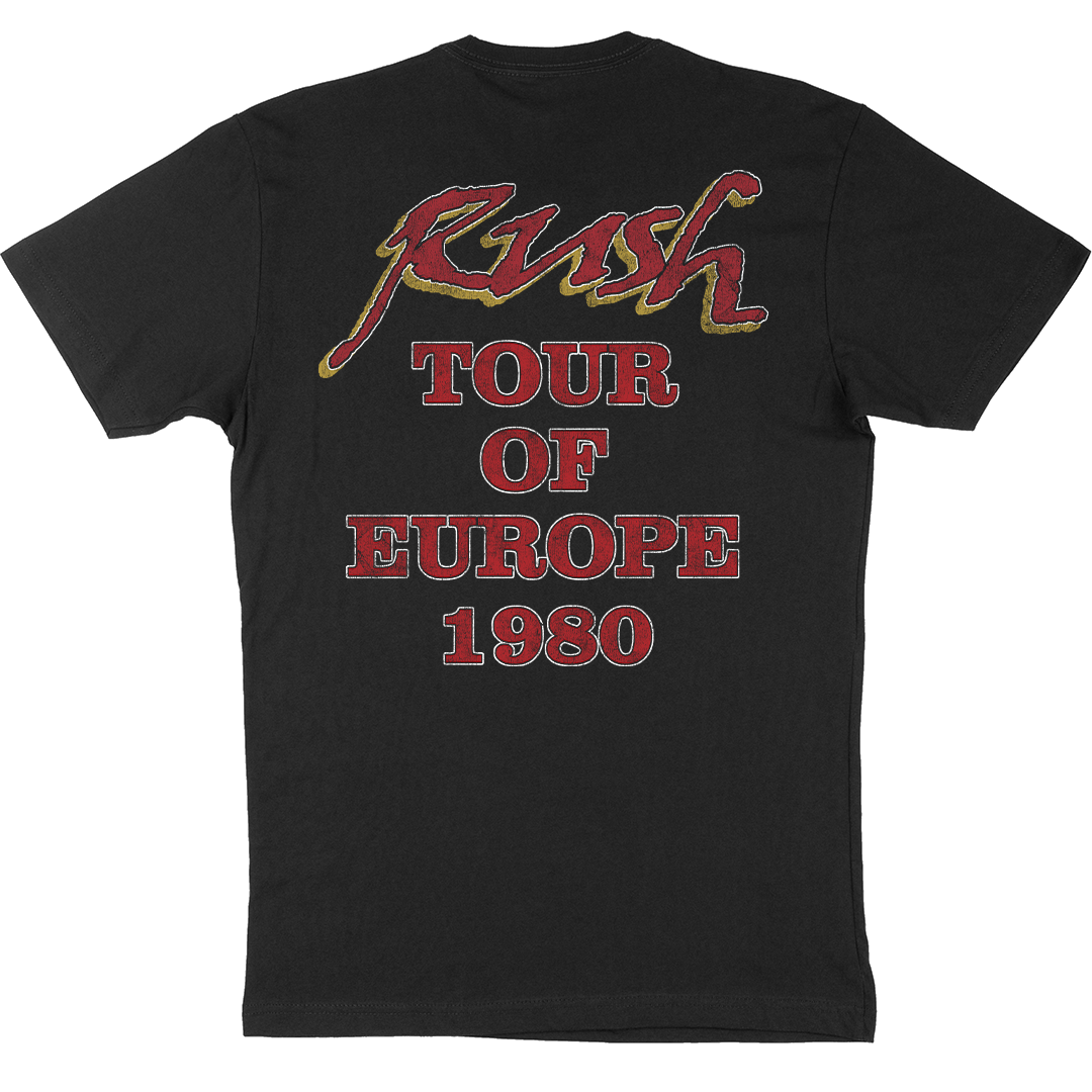 Rush "European Tour 1980" T-Shirt