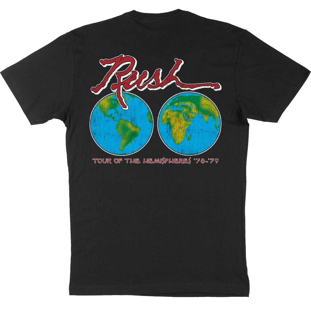 Rush "Hemispheres World Tour 1978-1979" T-Shirt