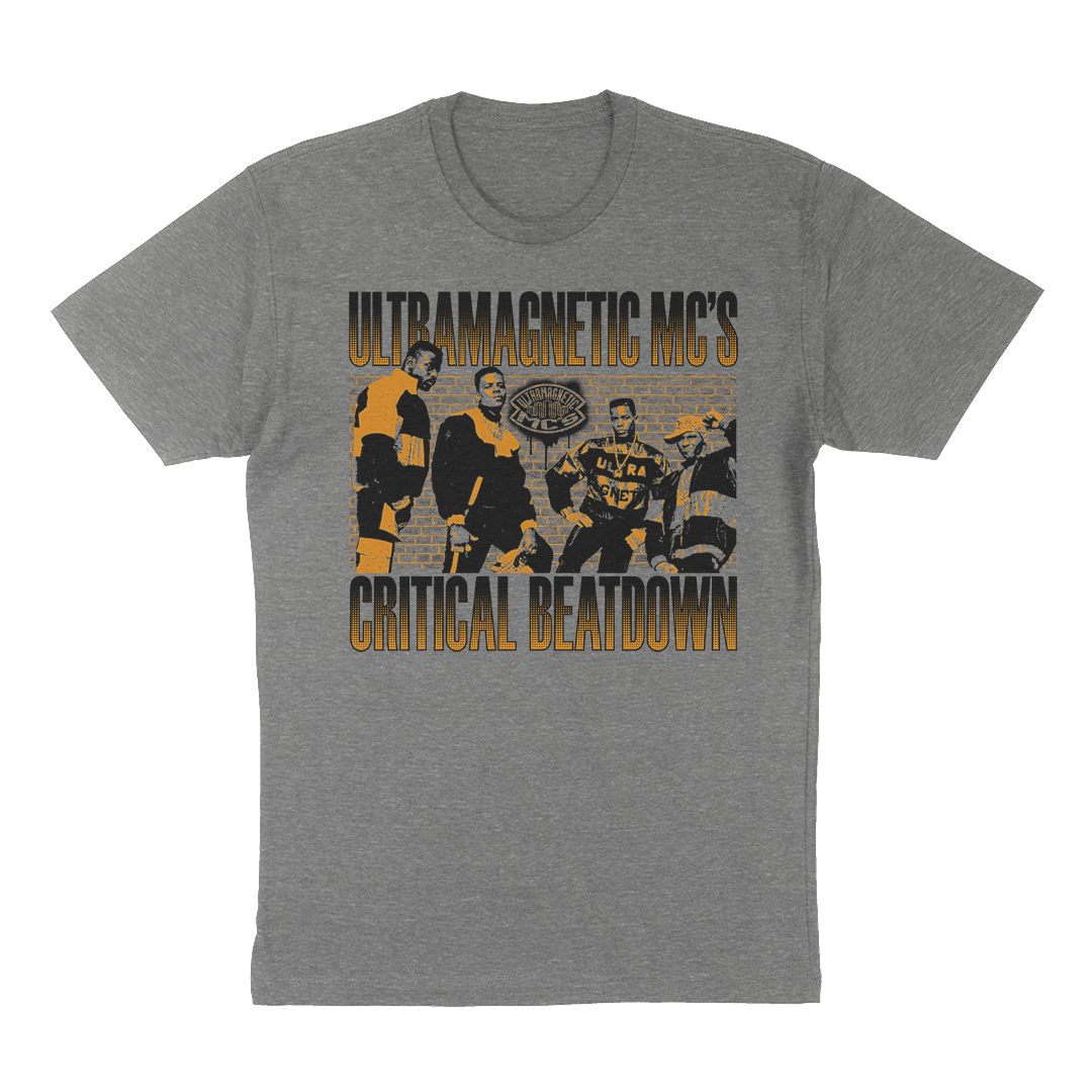 Ultramagnetic MC's "Critical Beatdown" T-Shirt in Heather Grey