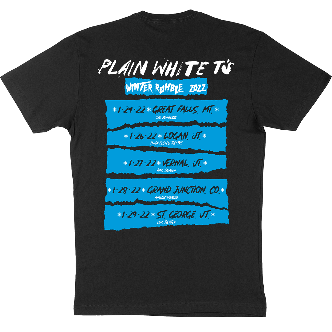 Plain White T's "Winter Rumble '22" T-Shirt