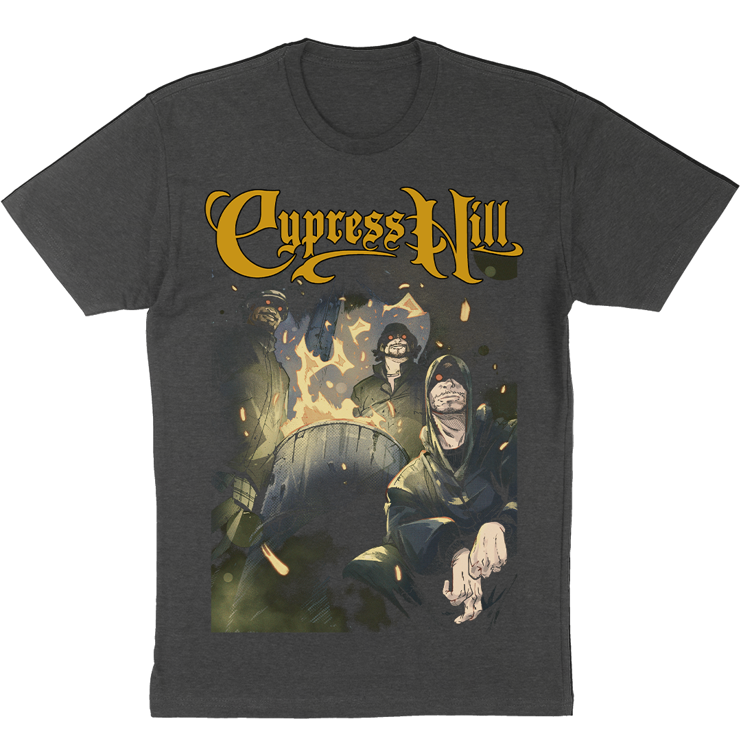 Cypress Hill "Bonfire" Charcoal T-Shirt