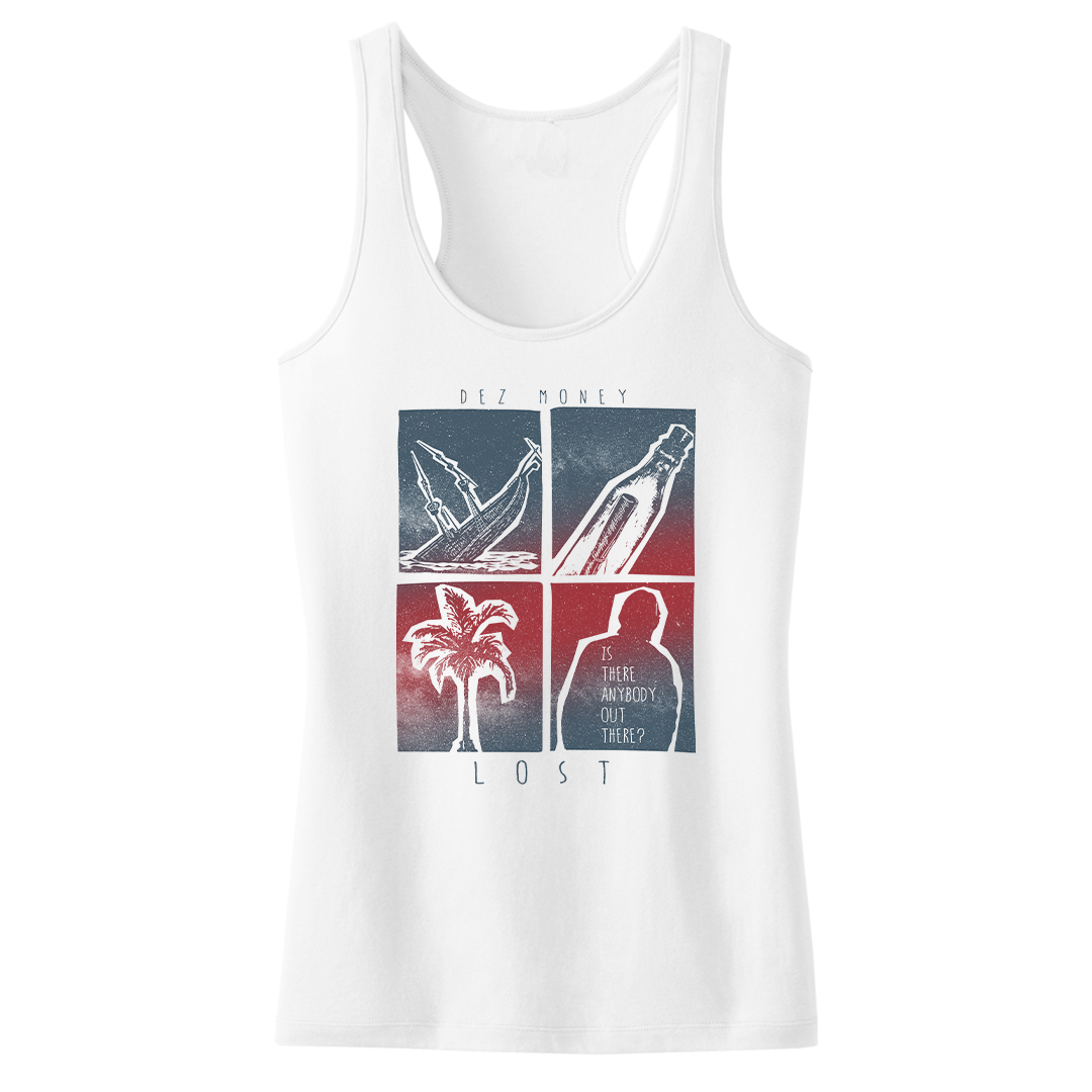 Dez Money "Lost Four Squares" Women's Racerback Tank