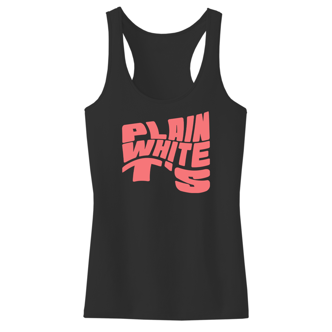 Plain White T's "Wavey" Women's Racerback Tank