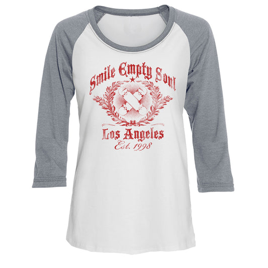 Smile Empty Soul "EST. 1998" 3/4 Sleeve Women's Raglan Shirt