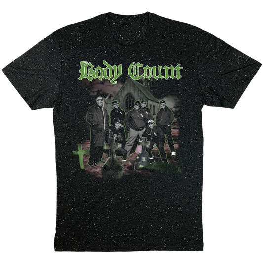 Body Count "Graveyard" T-Shirt in Confetti Black