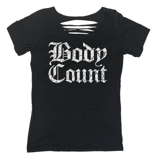 Body Count "Stacked Logo" Women's Sliced-Back T-Shirt