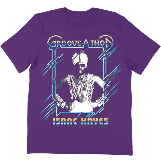 Isaac Hayes "Groove A Thon" T-Shirt In Purple