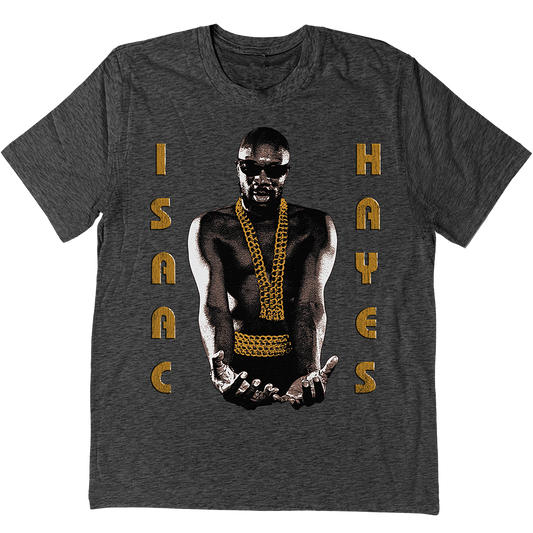 Isaac Hayes "Movement" T-Shirt In Charcoal Grey