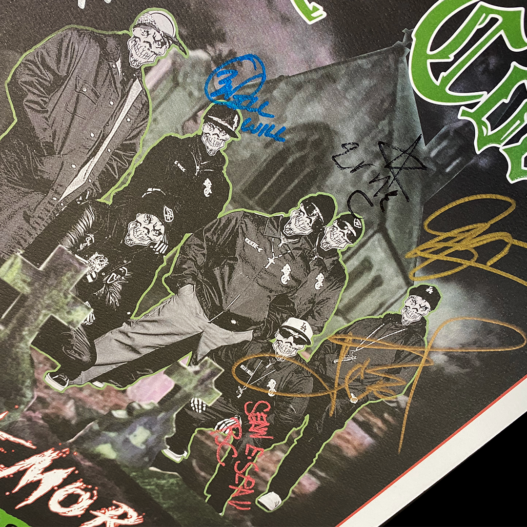 Body Count "Graveyard" AUTOGRAPHED Limited Edition Poster