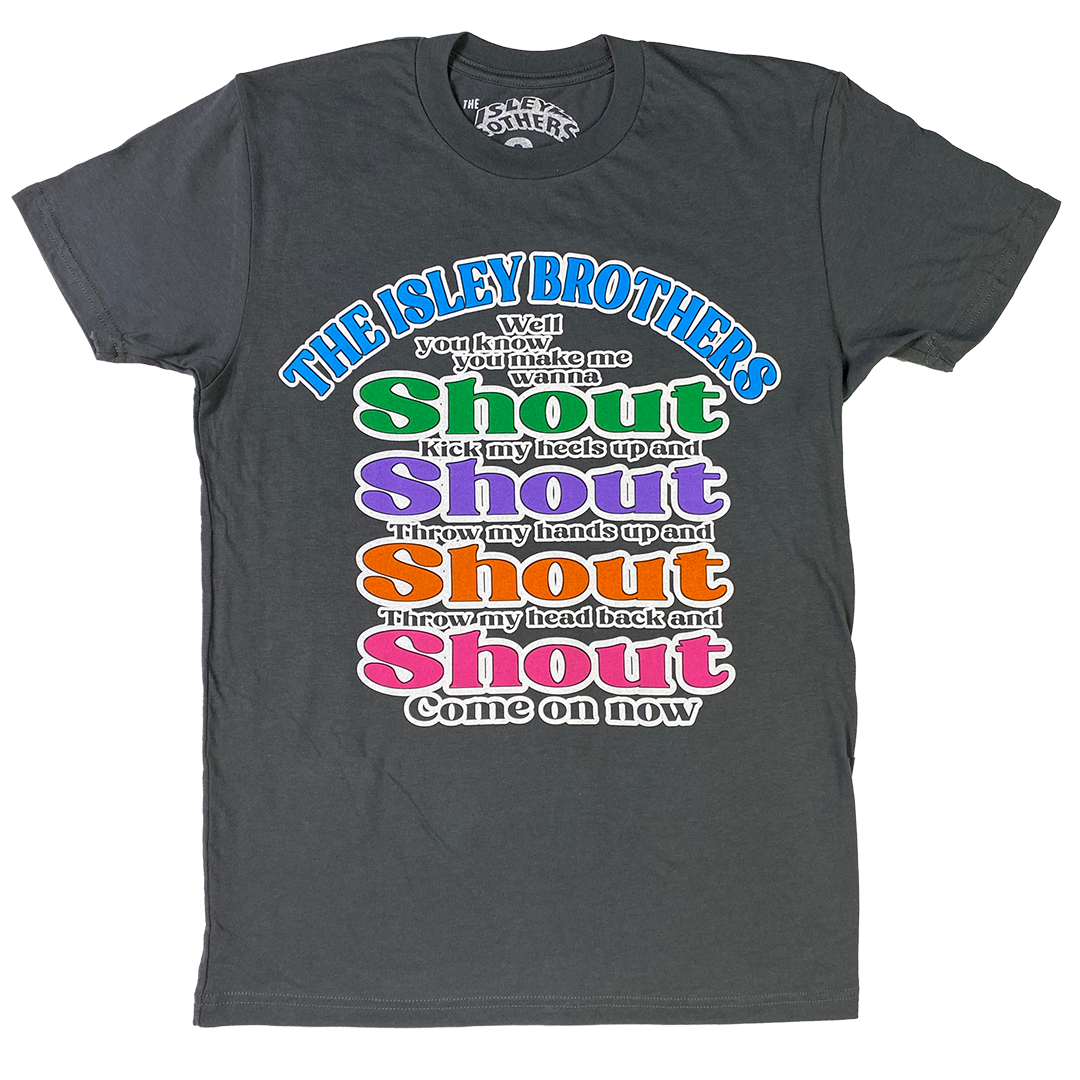 The Isley Brothers "Shout Lyrics" T-Shirt