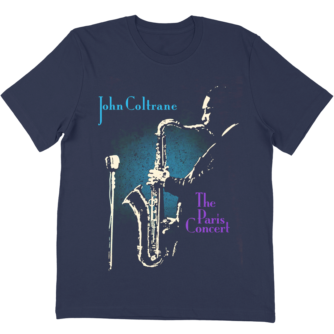 John Coltrane "Paris Concert" T-Shirt In Navy