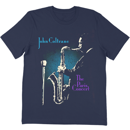 John Coltrane "Paris Concert" T-Shirt In Navy