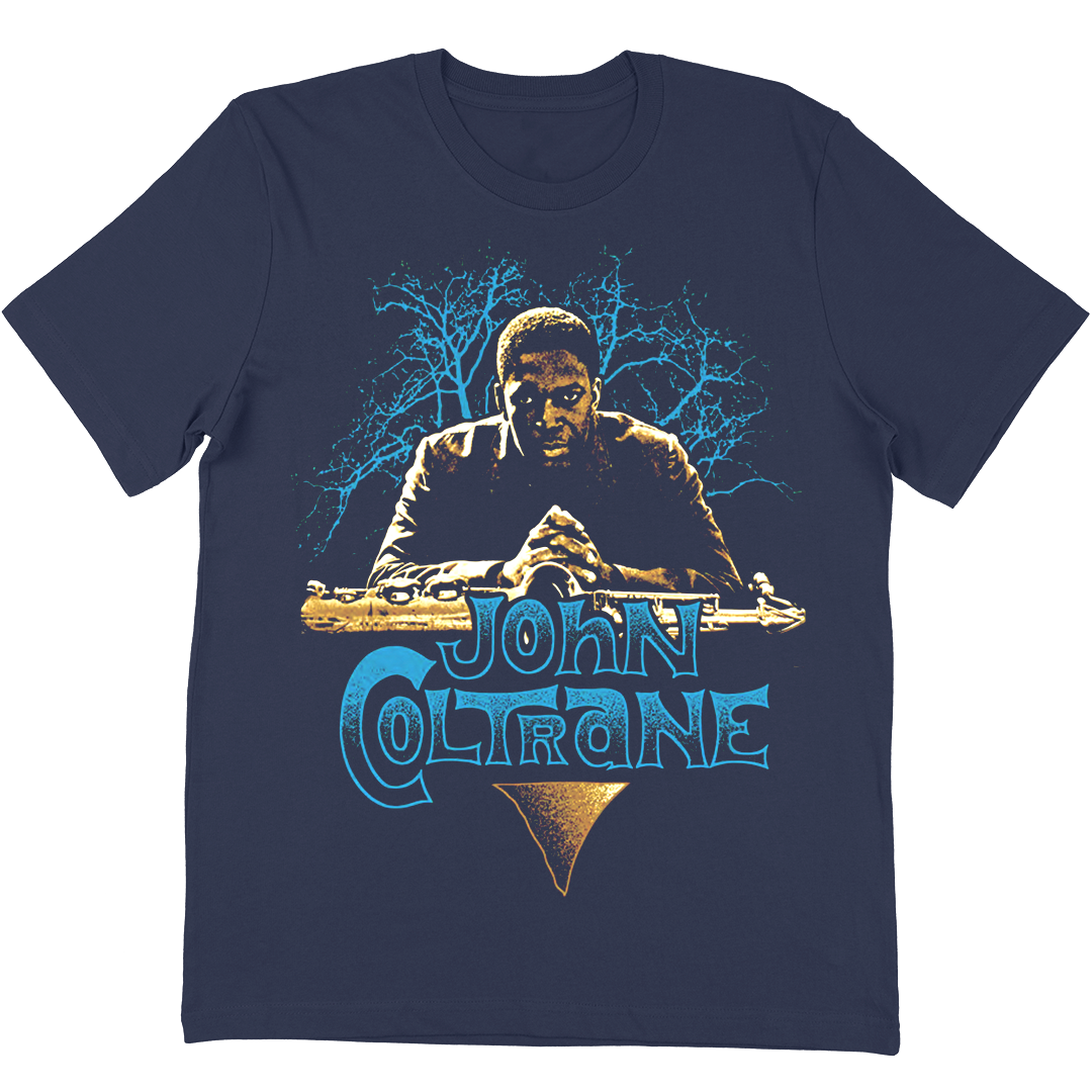 John Coltrane "Forest" T-Shirt In Navy